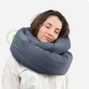 INFINITY PILLOW - Travel or neck rest, Grey, One size, NWT
